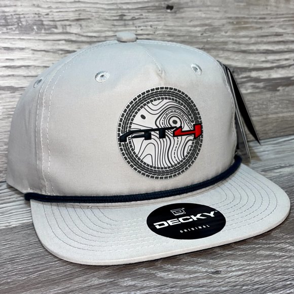 GMC AT4 Topo 3D Classic Rope Hat- Grey/ Charcoal - Picture 2 of 4